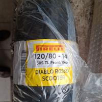 Gomma per scooter mai usata