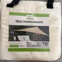 Telo ombreggiante giardino mai aperto