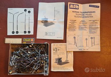 
Lotto Accessori Plastico Ferroviario H0 – Faller