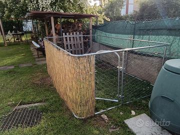 recinto nuovo  8 mq con telo di copertura 