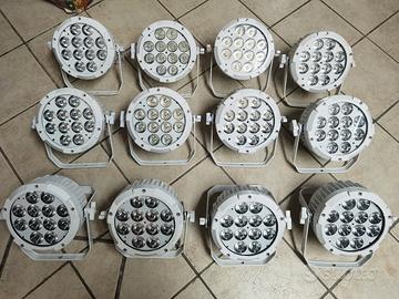 par led batteria bianchi ip 65 full color 12x18w