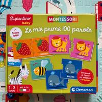 Flashcard Montessori Le mie prime cento parole