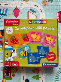 Flashcard Montessori Le mie prime cento parole