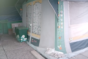 Roulotte con veranda