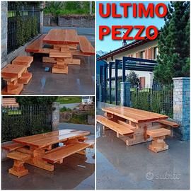 TAVOLO  DA GIARDINO  IN LEGNO
