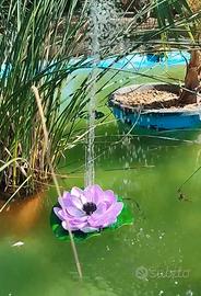 Fontanella da esterno con pannello solare