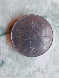 Moneta 50 lire 1959