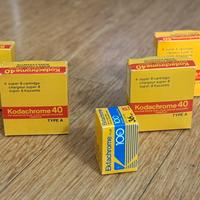 Pellicole Super 8 Kodachrome + Rullino Ektachrome