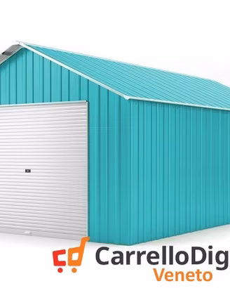 Baracca cantiere 438x724 con saracinesca azzurro