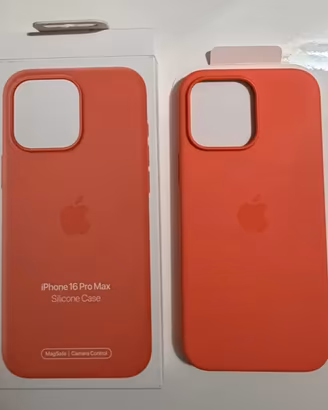 Apple Phone 16 Pro Max Silicone Case (Mandarancio)