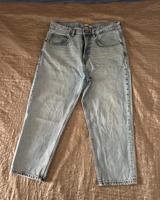 Jeans Zara taglio a carota in denim chiaro