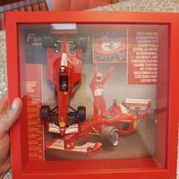 quadro diorama Ferrari F1 F2000 artigianale 