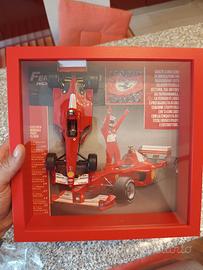 quadro diorama Ferrari F1 F2000 artigianale 
