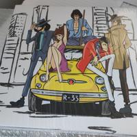 Lupin III - Quadro 25x25.