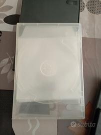 Custodie per dvd con copertina trasparente e nera
