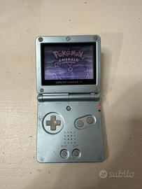 Game Boy Advance SP AGS-001 + EZ-Flash e custodia