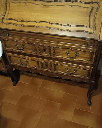 Scrittoio a ribalta vintage in legno - Scribante