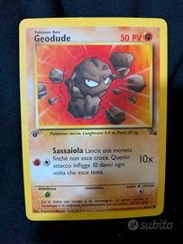 Geodude 47/62 1st edition Fossil Pokémon TCG