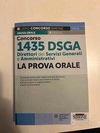 Manuale simone concorso 1435 Dsga prova orale