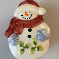 Scatola di natale in ceramica Agip 2005