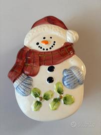 Scatola di natale in ceramica Agip 2005