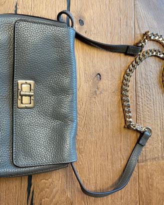 BORSA GEOX IN PELLE GRIGIA