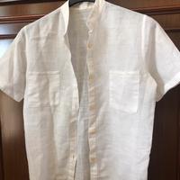 Camicia mezza nanica con tasche ricanate