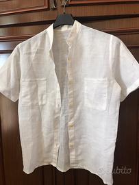 Camicia mezza nanica con tasche ricanate