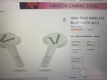 Veho wireless earphones auricolari