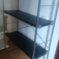 Montanti struttura scaffale metallo satinato