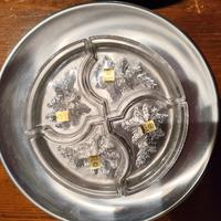 antipastiera inox e cristallo Gottinghen 