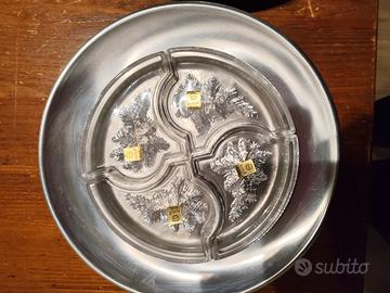 antipastiera inox e cristallo Gottinghen 