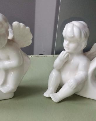 Angeli in Porcellana da collezione 2 pz