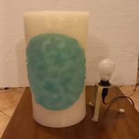 LAMPADA DA TAVOLO IN CERA diametro 20cm