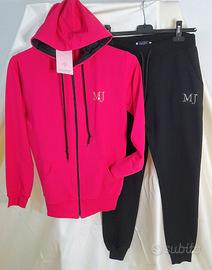 Tuta Donna 2xl Fucsia e Nero Marina Mercantile