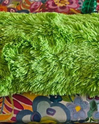 Cuscino peluche verde
