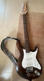 Chitarra elettrica Cort G100 con amplificatore