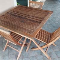 Tavolo da giardino in Teak