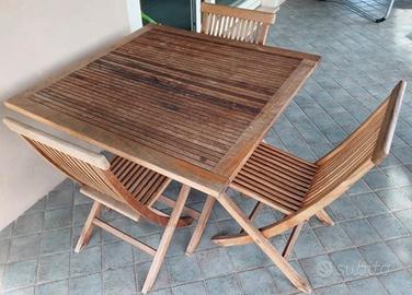 Tavolo da giardino in Teak