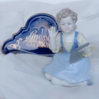 statuetta porcellana biscuit Tedesca 