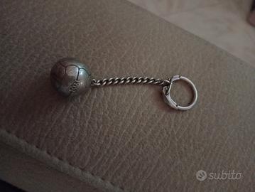 portachiavi vintage in argento 