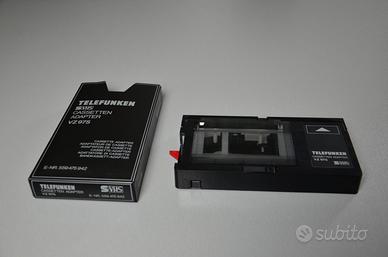 Vintage Telefunken S-VHS Adattatore cassette VZ975