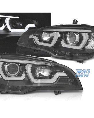 FARI BMW X5 E70 07-13 TUBE LIGHT DRL NERO