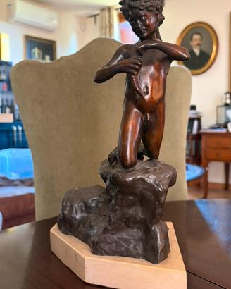 Scultura in bronzo firmata “V. Cinque”