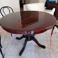 Tavolo allungabile mogano 300 euros