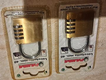 Lucchetti (2) a combinazione Panda