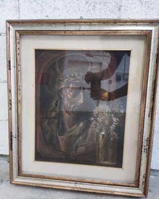 Quadro sacro "Volto di Gesù Cristo con spine"