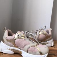 Sneakers Guess rosa/oro, taglia 40