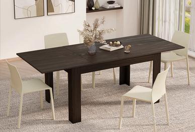 Tavolo allungabile, 140(220)x90cm, Noce scuro