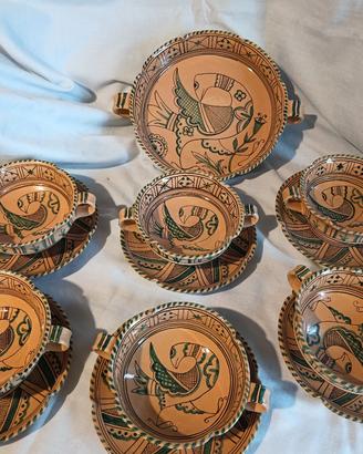 Servizio Brodo/Zuppa Vintage CECCONI ORVIETO 